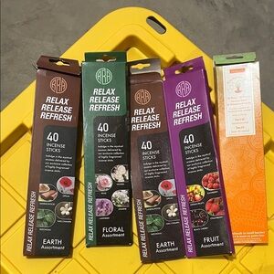 Relax Release Refresh Incense Stick Set